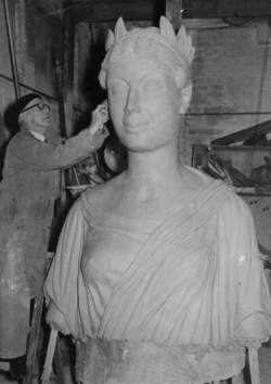 Sculpting the Angel of Peace